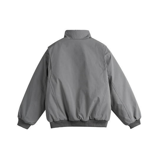 Damen Gefütterte Boxy‑Bomberjacke mit hohem Stehkragen und diagonal gesteppter Optik Shop Nory