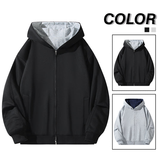Herren Modische Kapuzenjacke mit hohem Kragen Shop Nory