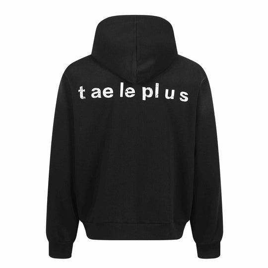 Damen Zip-Hoodie mit gesticktem Einhorn-Motiv und Musikpatch Shop Nory