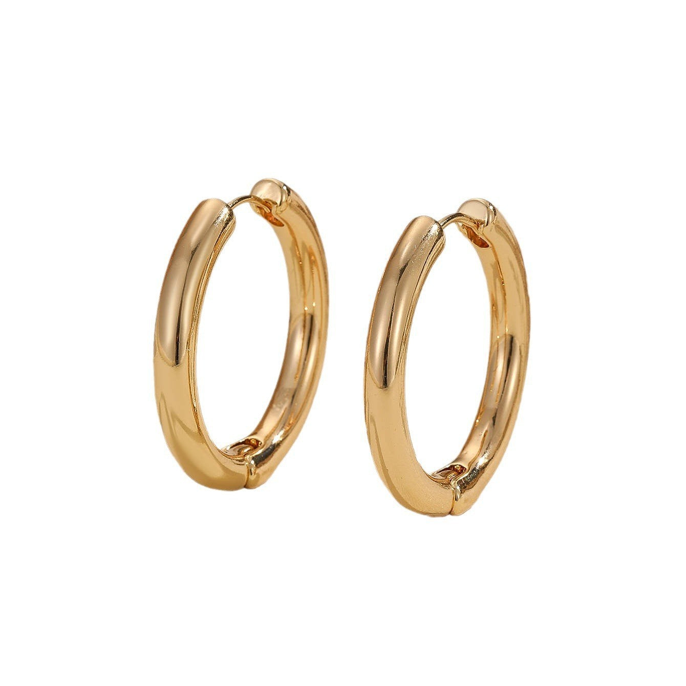 Damen Creolen mit modernem, geschwungenem Design Shop Nory