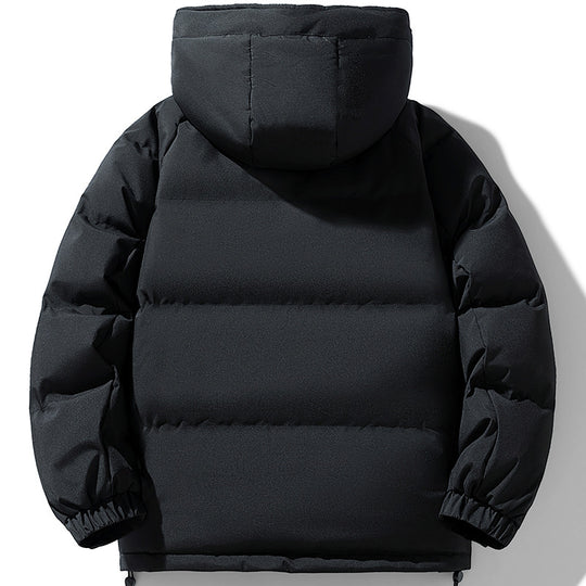 Herren Wattierte Urban-Thermojacke mit gesteppter Optik, hohem Stehkragen und Utility-Taschen Shop Nory