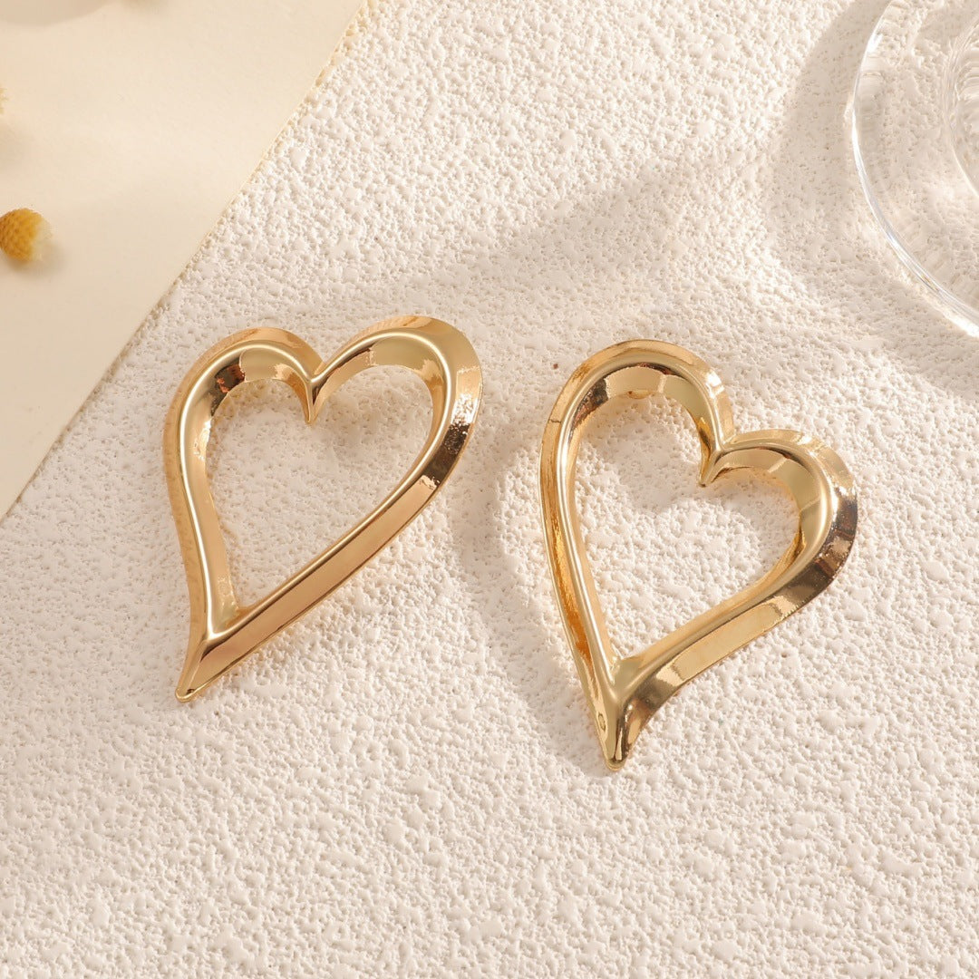 Damen Ohrclip mit elegantem Herzdesign Shop Nory