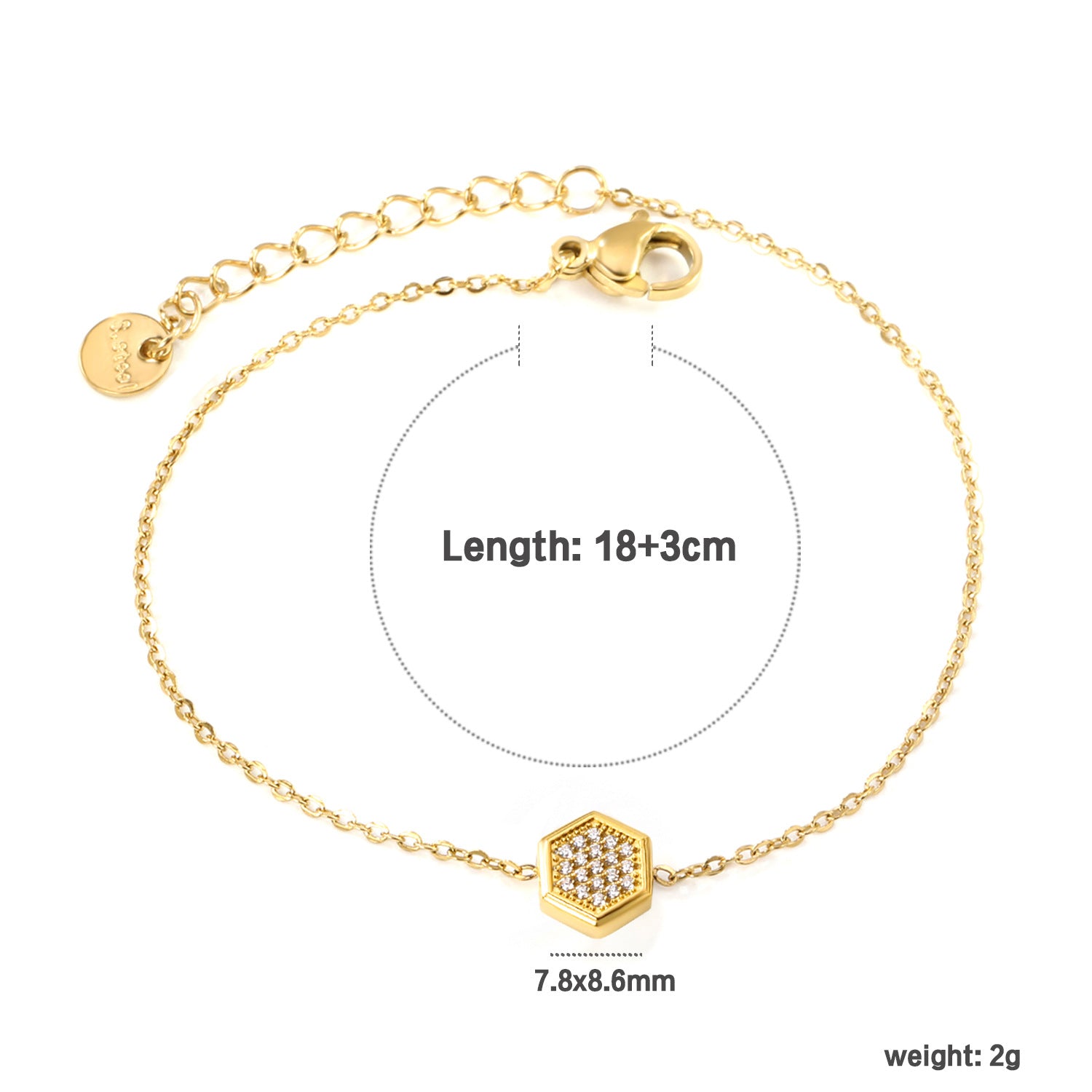 Damen elegante Halskette mit funkelndem Zirkonia-Anhänger Shop Nory