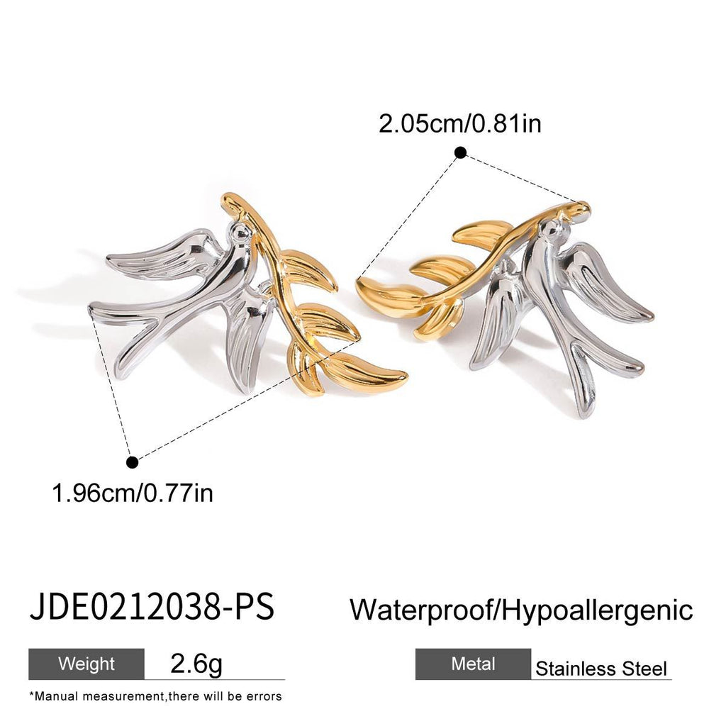 Damen elegante Ohrhänger mit modernem quadratischen Design und hypoallergenen Eigenschaften Shop Nory