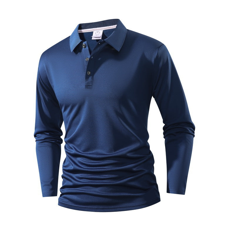 Herren Langarm Poloshirt Shop Nory