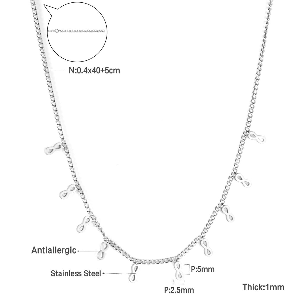 Damen elegante Goldplattierte Halskette mit geometrischen Anhängern Shop Nory
