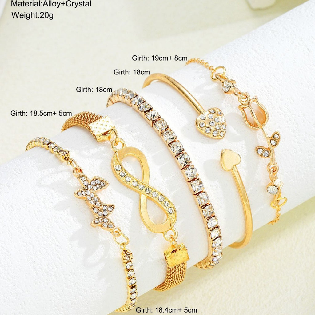 Damen Armband-Set mit eleganten und funkelnden Designs Shop Nory