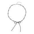 Damen Kette mit verspieltem Schleifen-Design und hochwertiger Verarbeitung Shop Nory