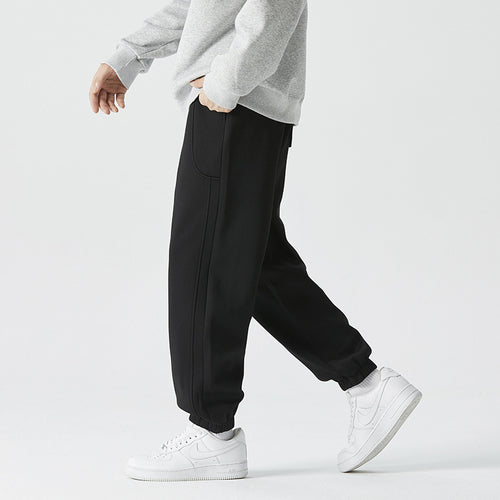 Herren Bequeme athletische Jogginghose mit Tunnelzug und elastischen Knöchelbündchen Shop Nory