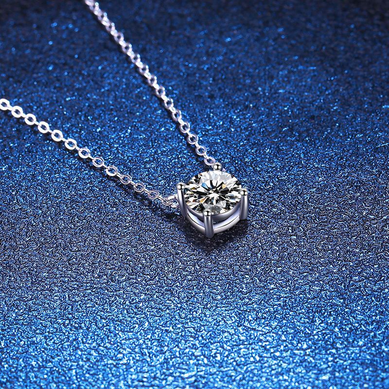 Damen Zarte Halskette mit funkelndem Zirkonia-Anhänger Shop Nory
