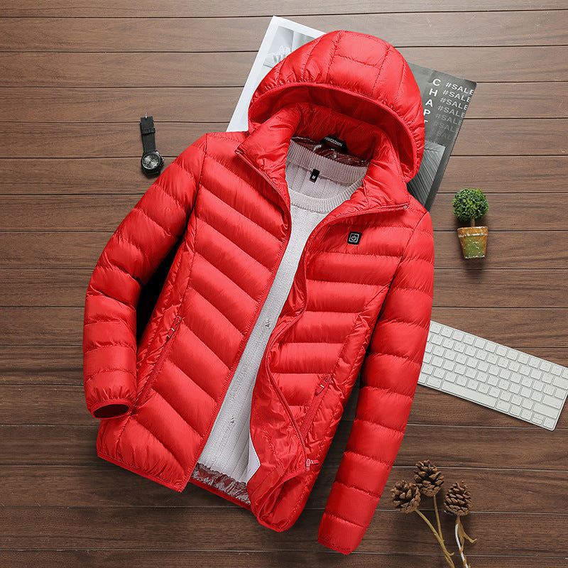 Herren ultraleichter gesteppter Parka mit Kapuze und thermoregulierender Isolierung Shop Nory
