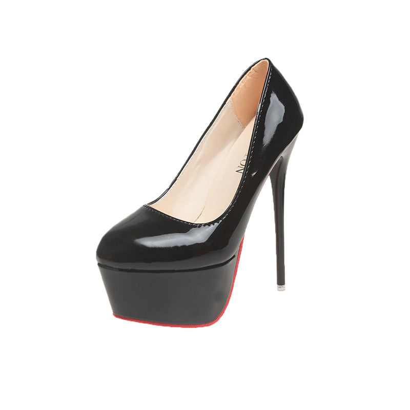 Damen Lack-Pumps mit überhohem Plateau und schlankem Stiletto-Absatz Shop Nory