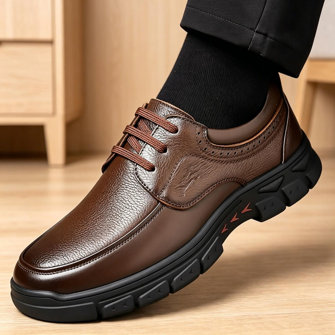 Herren Elegante und sportliche Ledersneaker Shop Nory