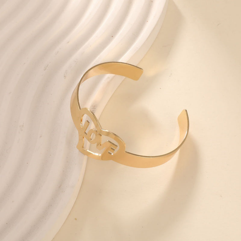 Damen Armreif mit liebevollem Schriftzug Shop Nory