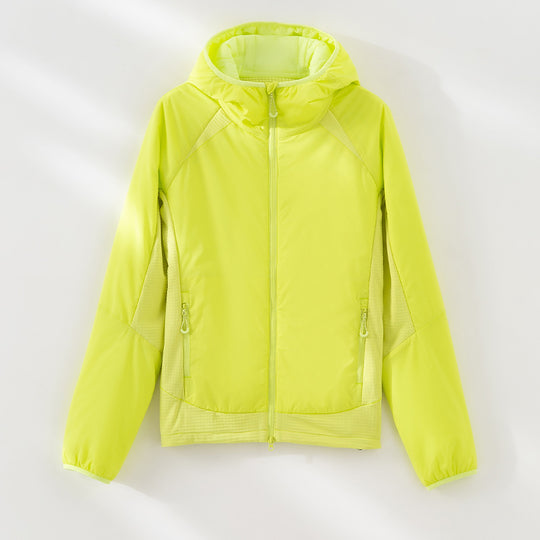 Damen Leichte Wind- und Thermojacke mit Kapuze, gesteppter Innenlage und Zweiwege-Reißverschluss Shop Nory