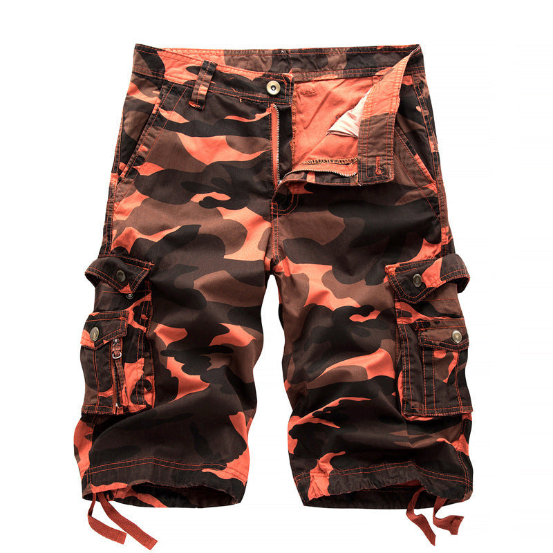 Herren Cargoshorts mit vielseitigen Taschen und Kordelzug Shopnory