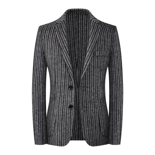 Herren stilvolle gestreifte Blazer Shop Nory