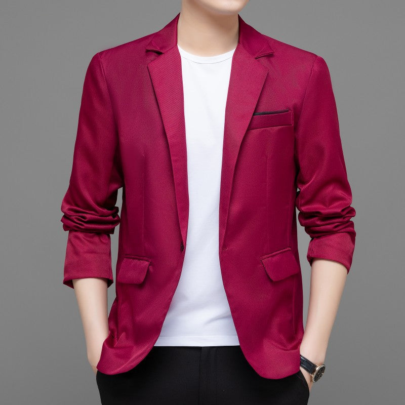 Herren modernen Blazer mit eleganter Passform und praktischen Taschen