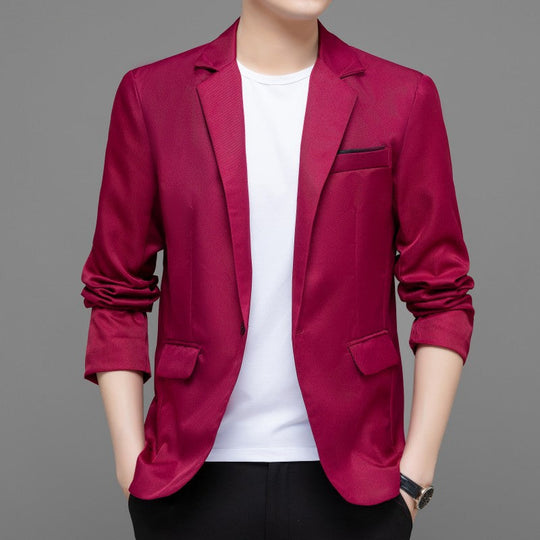 Herren modernen Blazer mit eleganter Passform und praktischen Taschen