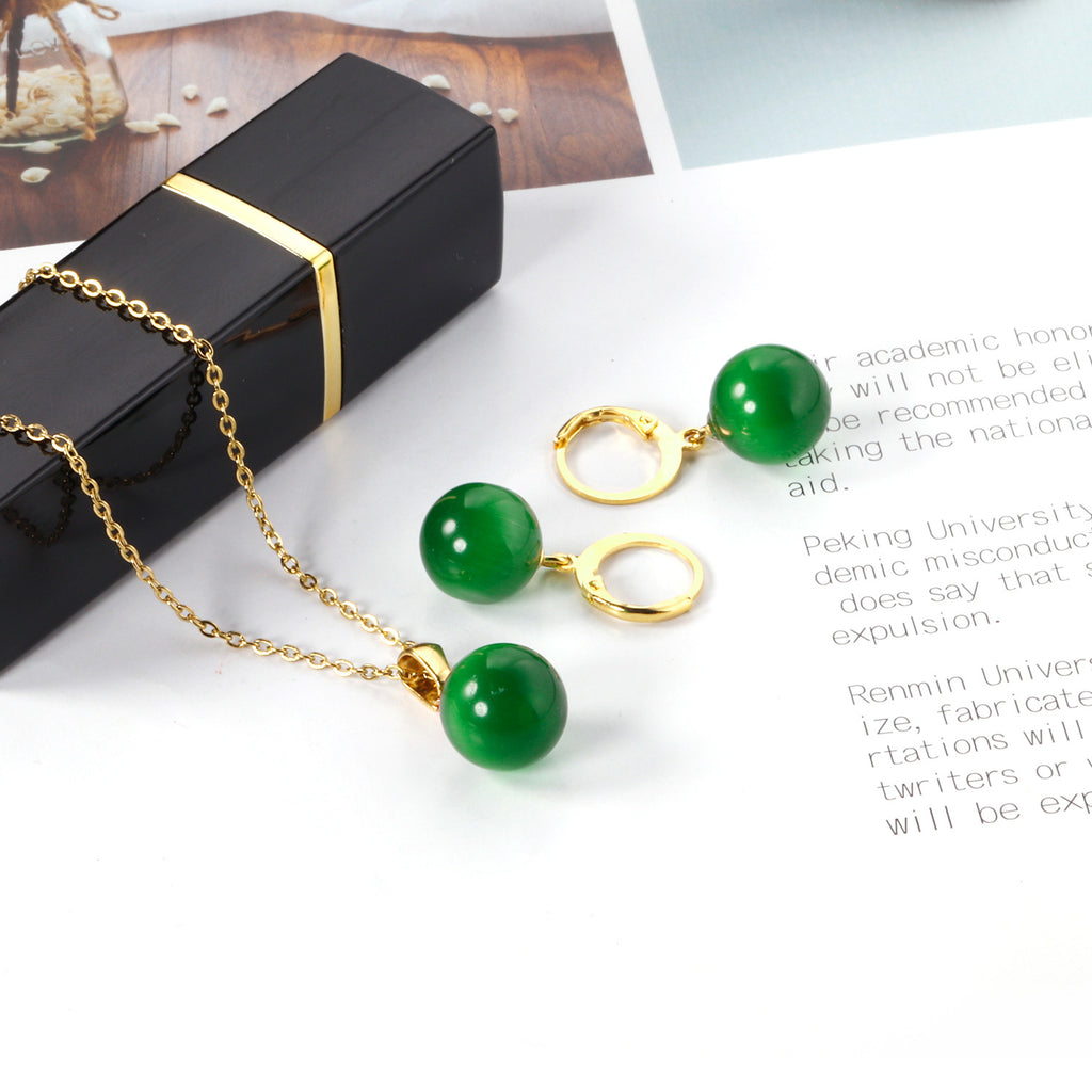 Damen Schmuckset mit eleganten Perlenanhängern Shop Nory