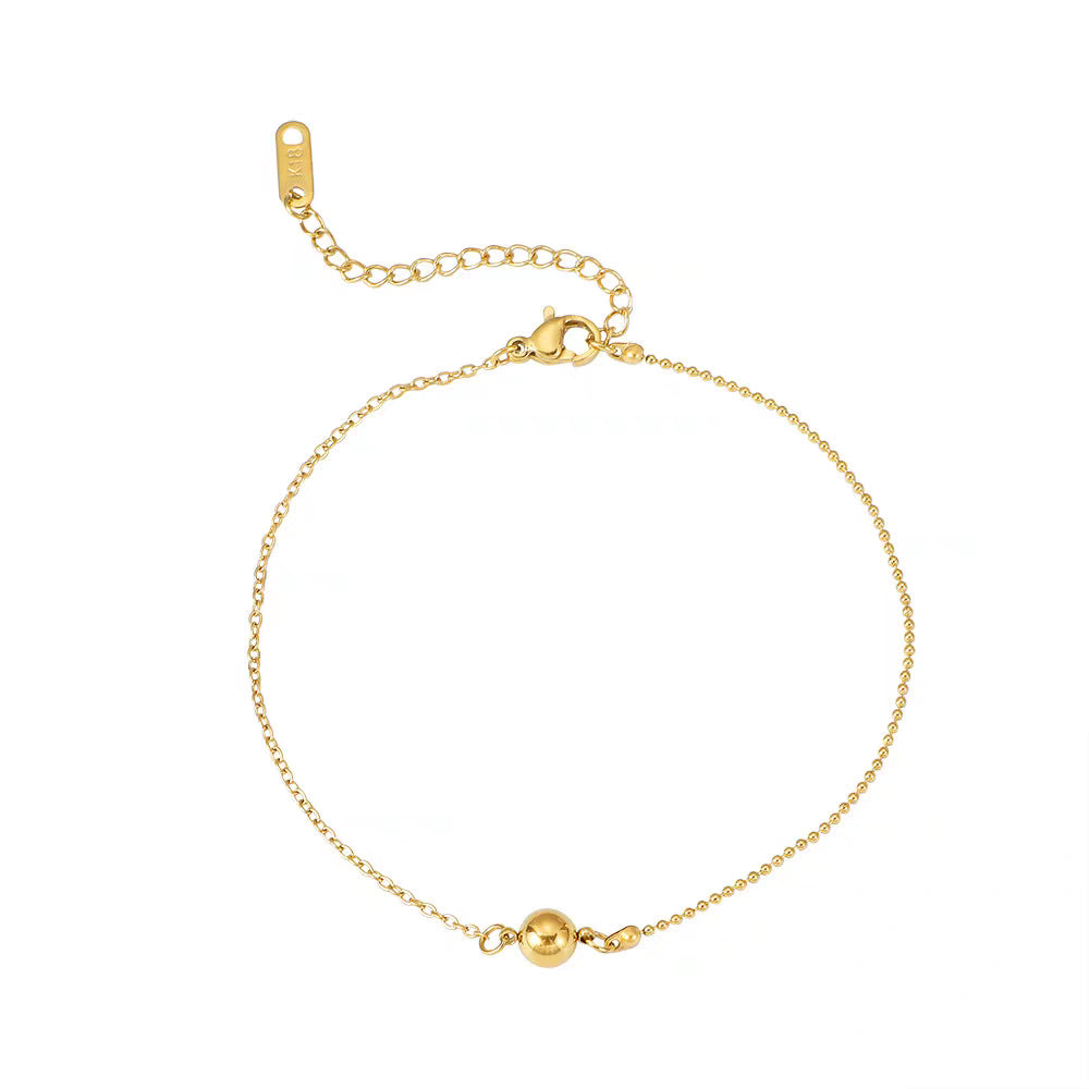 Frauen Goldplattierte Verstellbare Fußkette Shop Nory