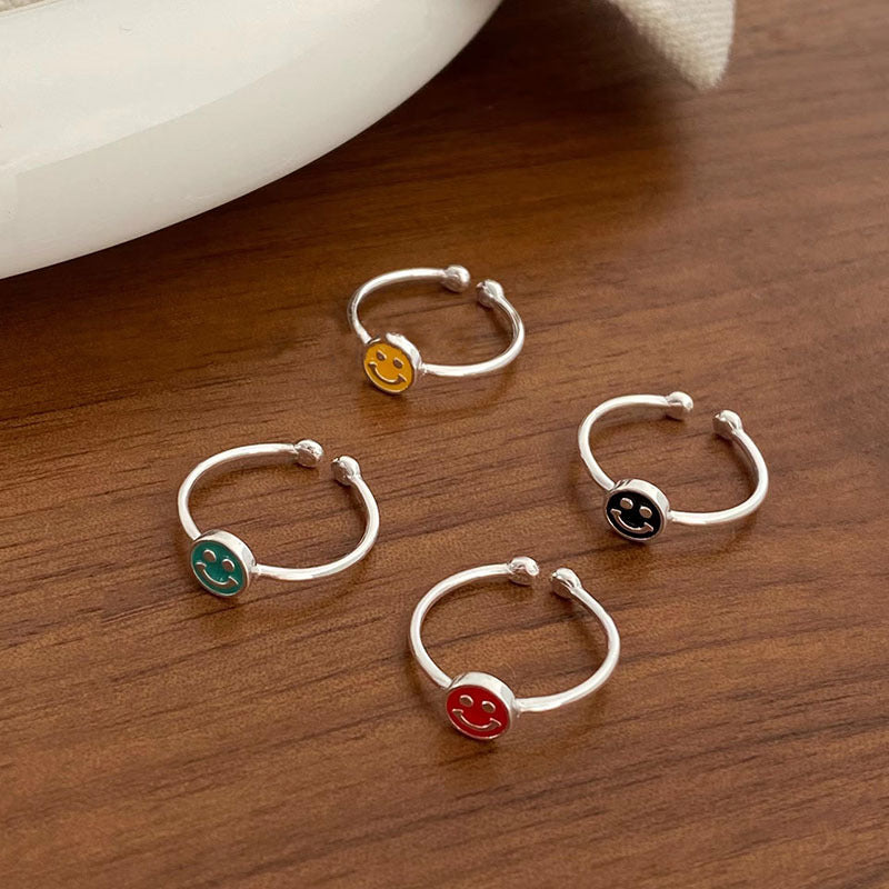 Damen Smiley-Ring mit kreativem Design Shop Nory