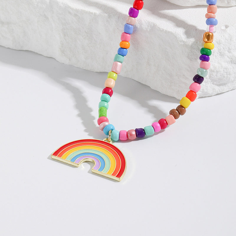 Regenbogen-Anhänger-Halskette | Shop Nory