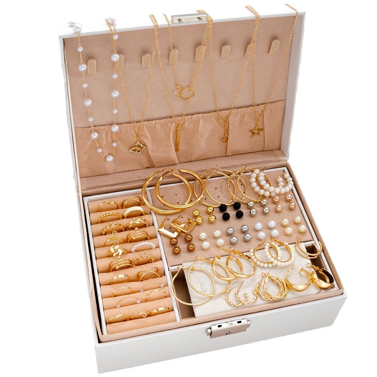 Damen Schmuckset mit vielfältigen Anhängern und eleganten Details Shop Nory