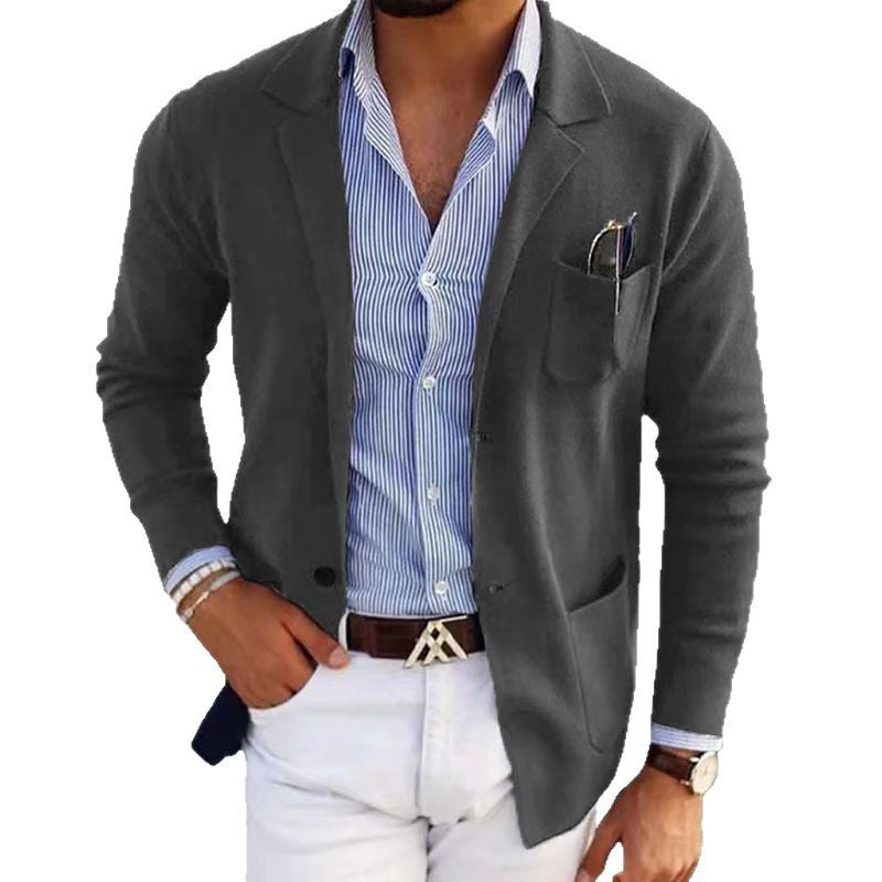 Herren elegante und bequeme Strickjacke