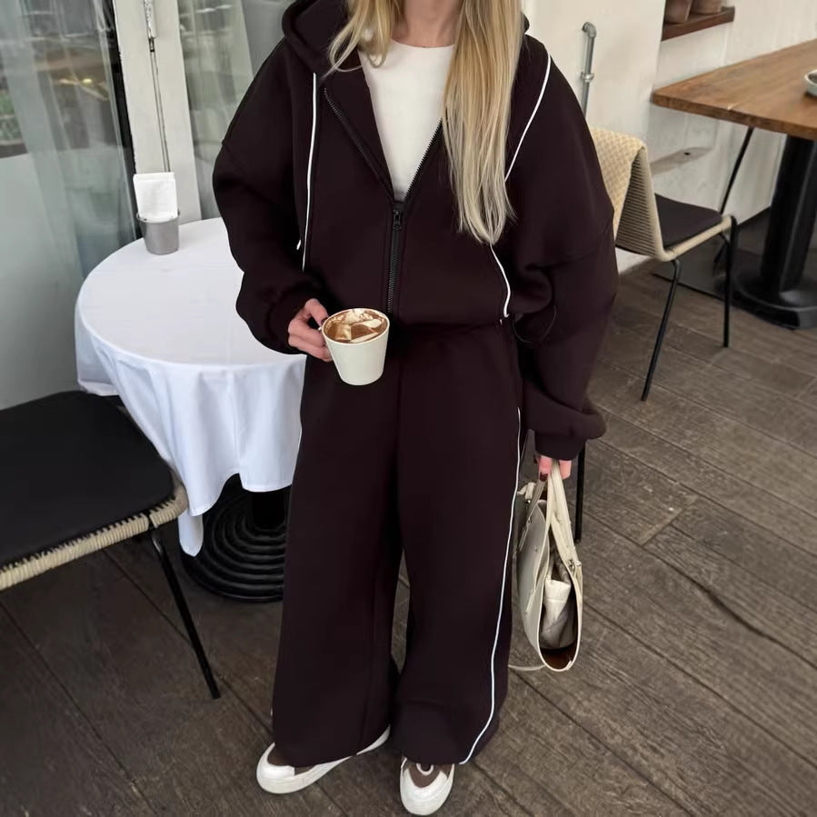 Damen Bequemer Oversized Jogginganzug Shop Nory