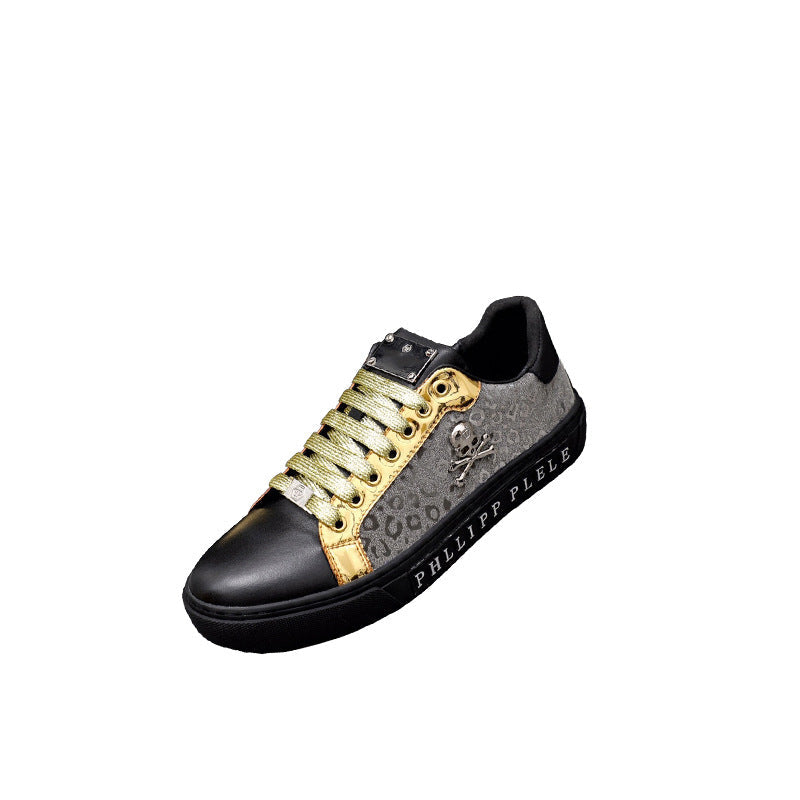 Damen Sneaker aus hochwertigem Material mit modischem Glanz-Detail und rutschfester Sohle Shopnory