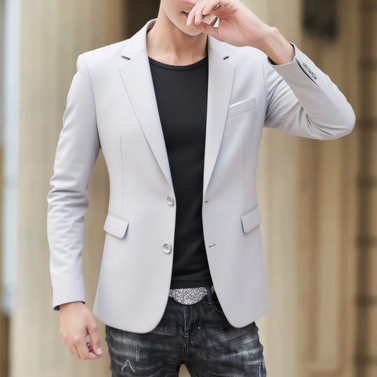 Herren Sakko mit tailliertem Schnitt, leichter Stretchqualität und klassischem Knopfverschluss Shop Nory