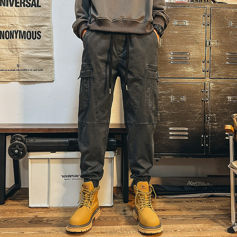 Herren Cargohose im urbanen Utility‑Stil mit elastischem Bund und Bündchen Shop Nory