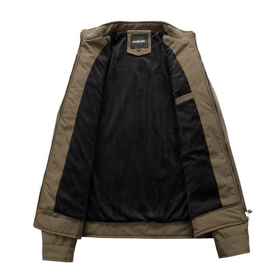 Herren Softshell-Outdoorjacke mit Stehkragen wasserabweisend und vier Reißverschlusstaschen Shop Nory
