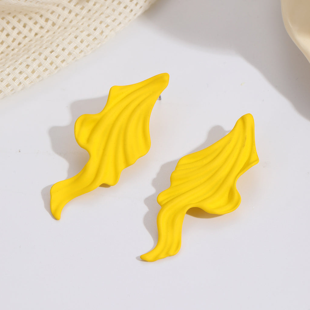 Damen Ohrstecker mit elegantem Wellenmuster Shop Nory