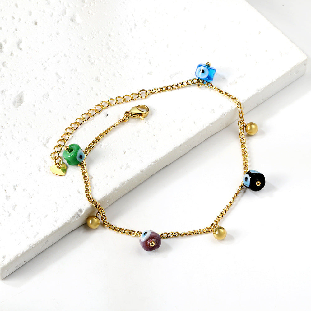 Damen Armband mit bösen Blick Anhänger Shop Nory