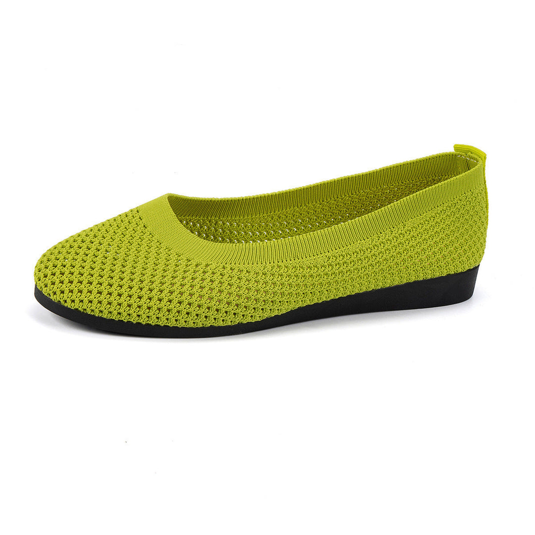 Damen bequeme Slipper aus atmungsaktivem Netzmaterial mit rutschfester Sohle