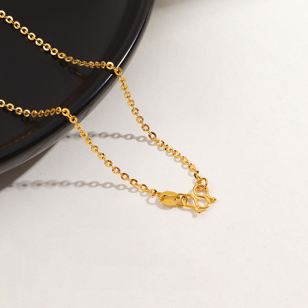 Damen filigrane Gliederkette mit elegantem Verschluss Shop Nory