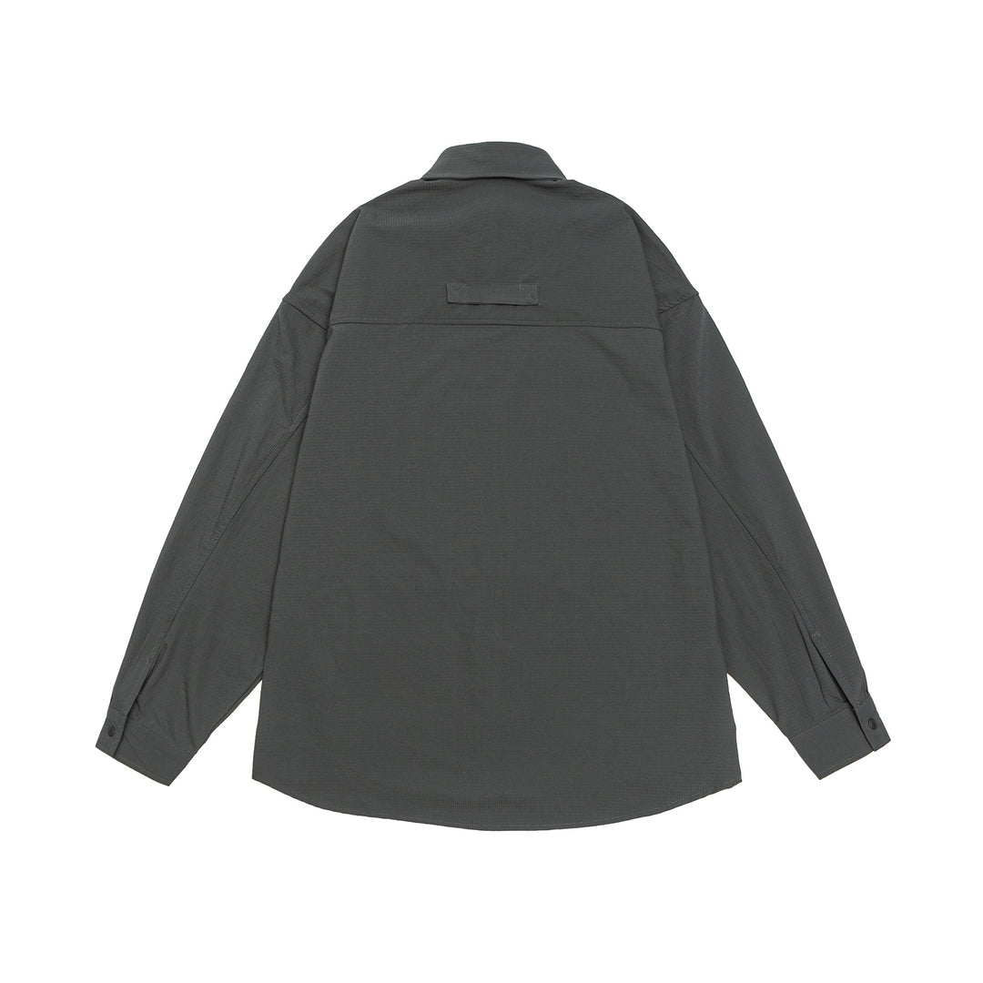 Herren Overshirt-Jacke mit Druckknopffront und doppelten aufgesetzten Taschen Shop Nory