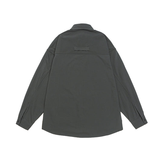 Herren Overshirt-Jacke mit Druckknopffront und doppelten aufgesetzten Taschen Shop Nory