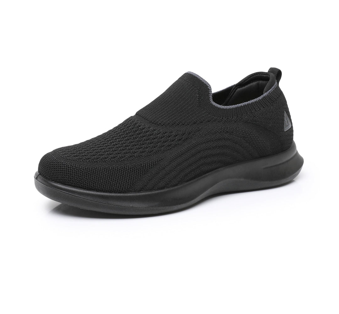 Damen Slip-On Sneakers mit atmungsaktivem Strick-Obermaterial
