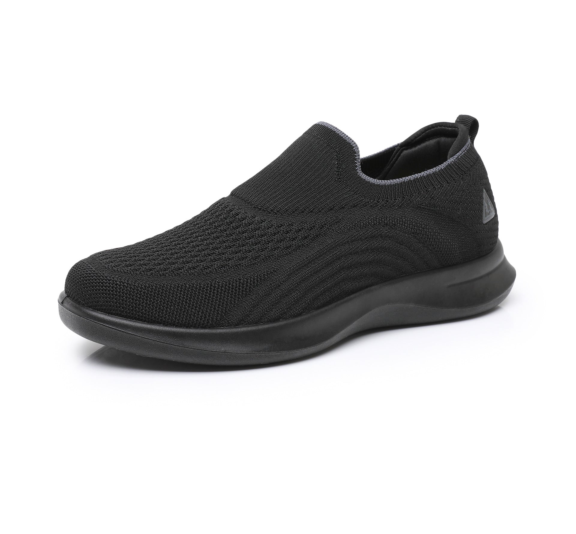 Damen Slip-On Sneakers mit atmungsaktivem Strick-Obermaterial