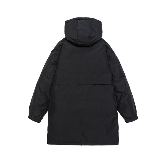 Herren Warmer winddichter Parka mit Kapuze, Steppfutter und Fronttaschen Shop Nory
