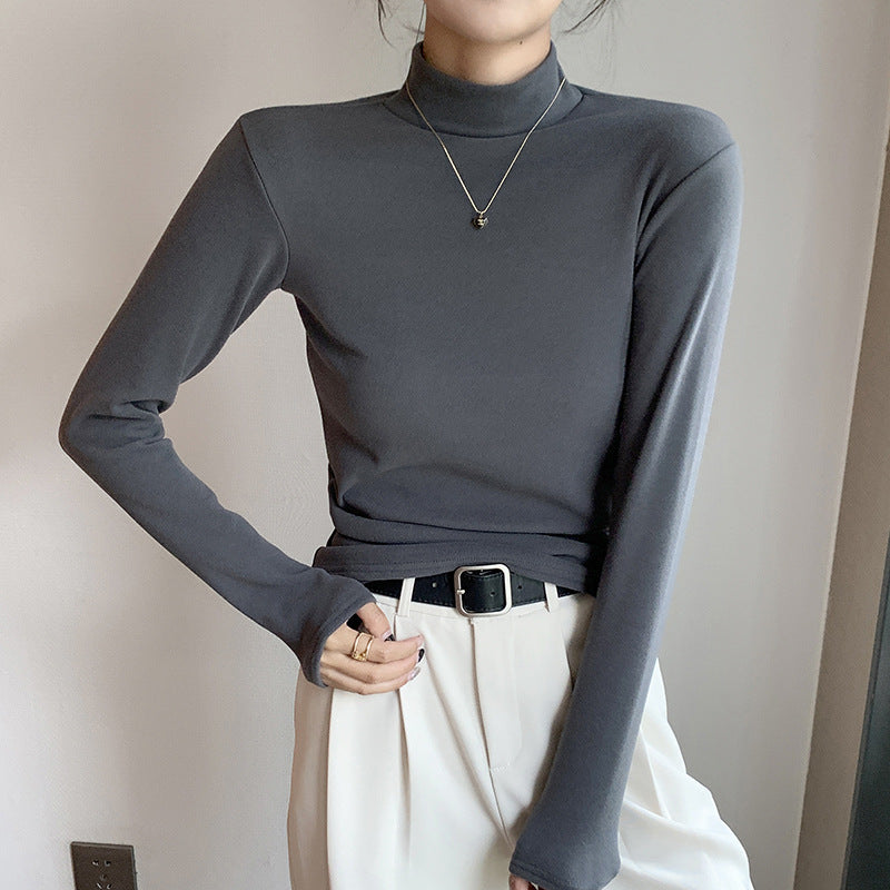 Damen Langarm-Rollkragenoberteil Shop Nory 1787620340