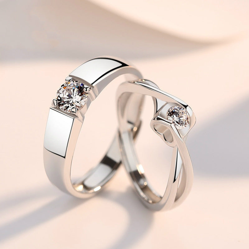 Damen Verlobungsring-Set mit funkelndem Zirkonia Shop Nory