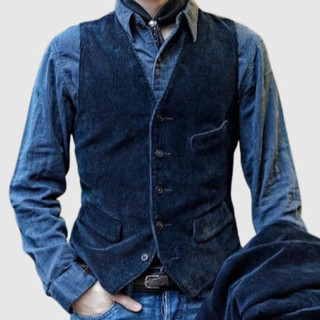 Herren Cordweste mit elegantem Schnitt