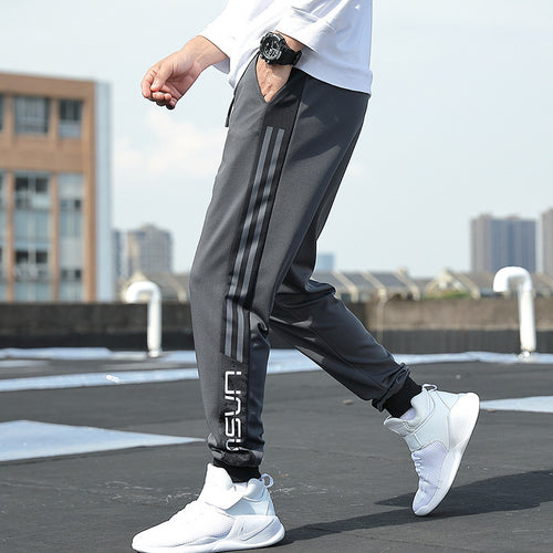 Herren Slim‑Fit Trainingshose mit elastischem Bund, Kordelzug und gerippten Bündchen Shop Nory