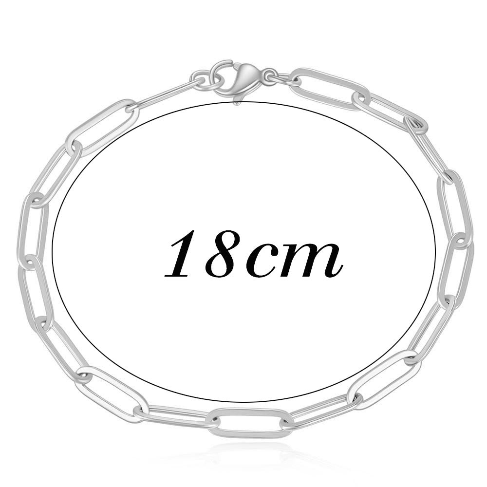 Damen Armband aus Edelstahl im modernen Gliederdesign Shop Nory