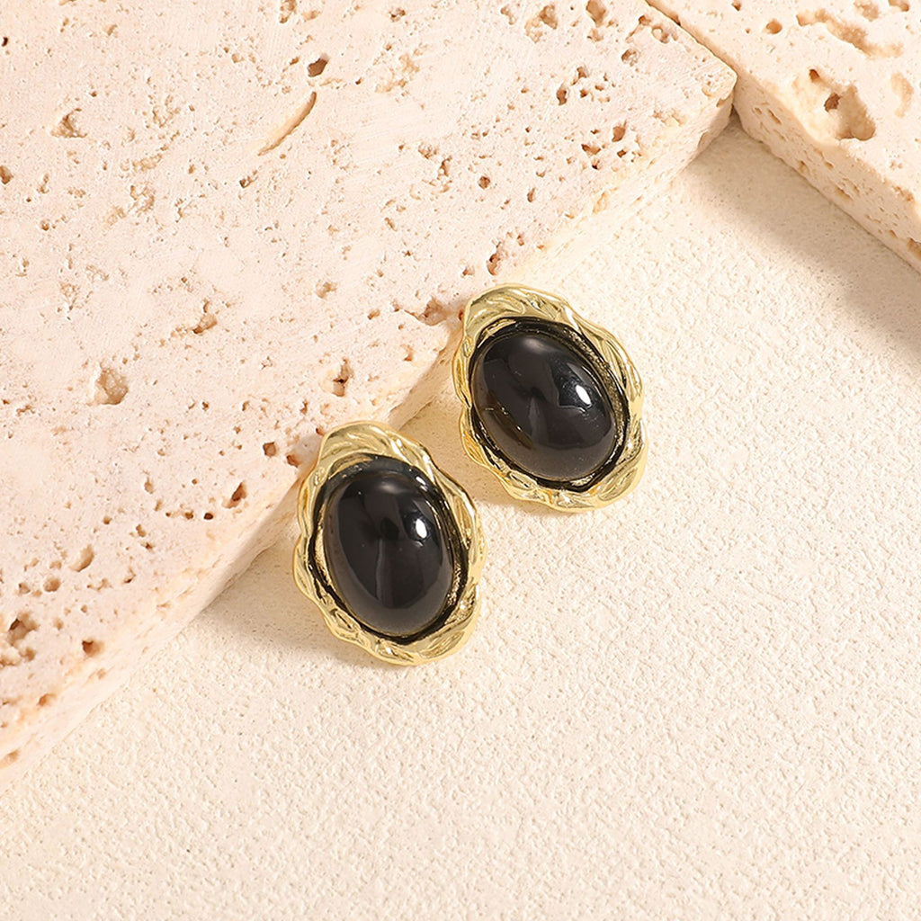 Damen Ohrringe mit kunstvollem Design und hochwertigem Halbedelstein Shop Nory