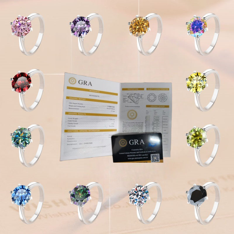 Damenring mit strahlendem gelben Zirkonia und elegantem Design Shop Nory